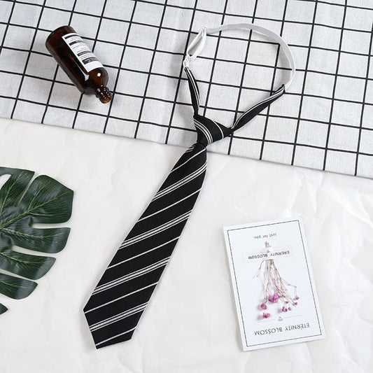 Black Tie Shirt Decorative Bow Tie