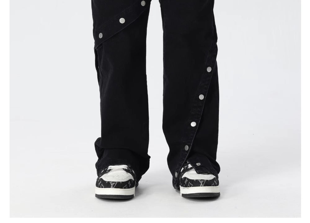 Fashion Wide-leg Skinny Jeans For Men
