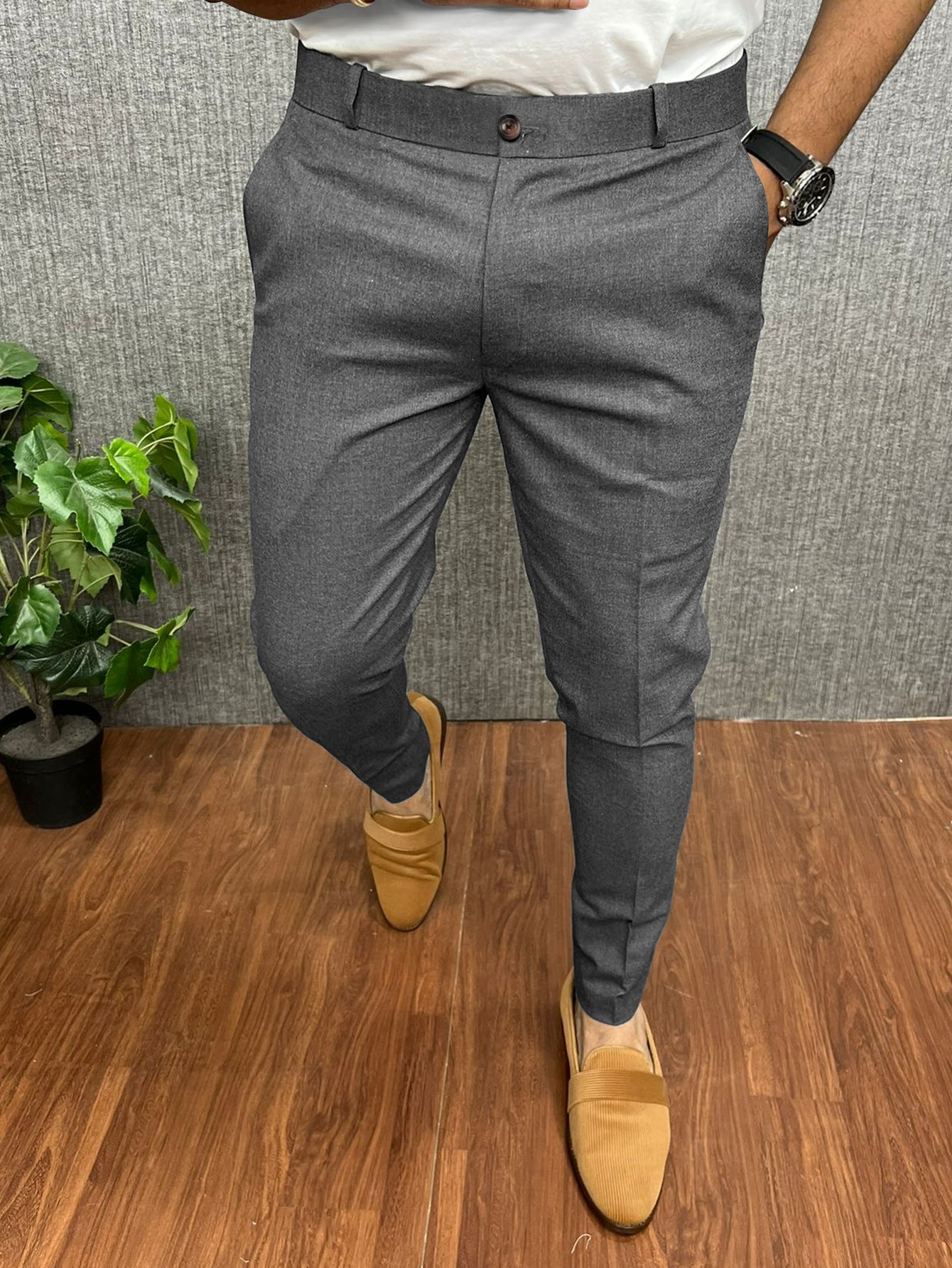 Skinny Formal Wear Slim-fit Foreign Trade Four Seasons Casual Pants