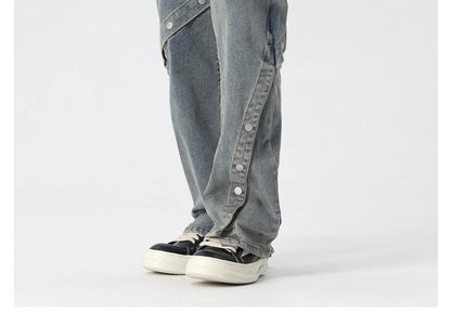 Fashion Wide-leg Skinny Jeans For Men
