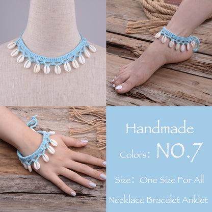 Hawaiian Style Casual Necklace Handmade Shell Clavicle Necklace