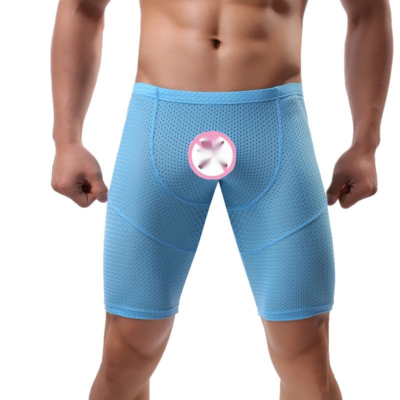 Summer Men's Breathable Mesh Style For Sports Boxers